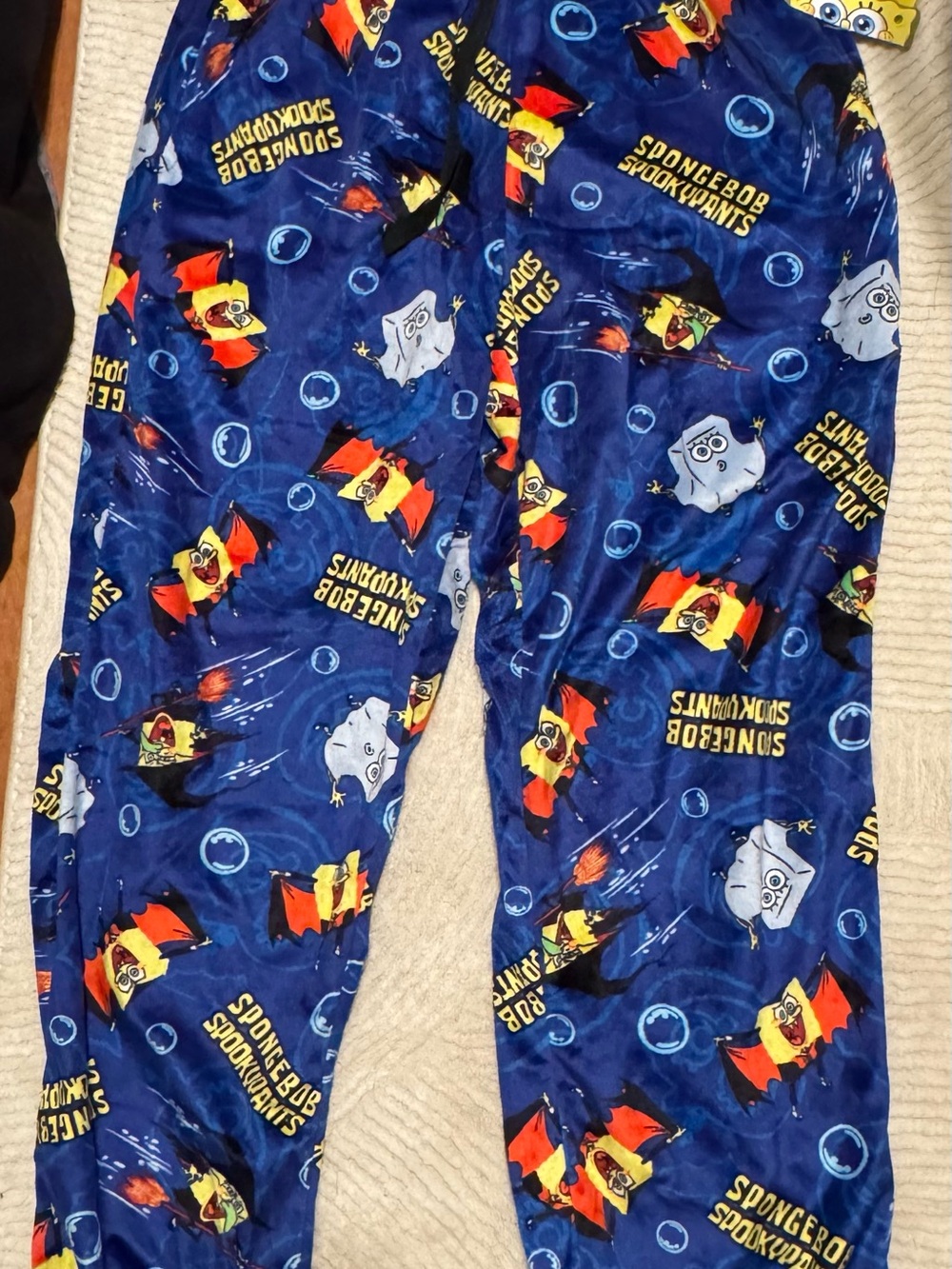 SpongeBob men’s Blue Spookypants Pajama Pants
